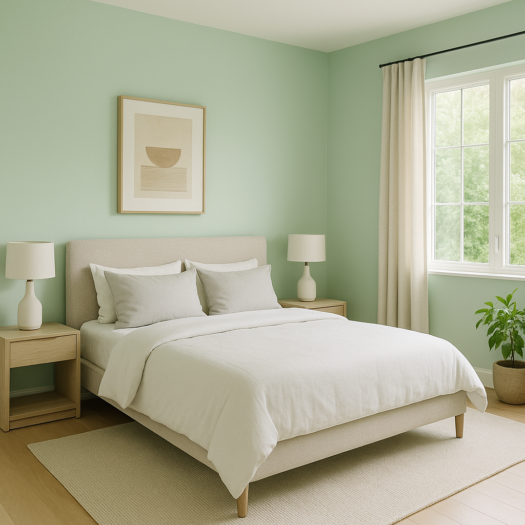 Benjamin Moore Early (2032-50): A Refreshing Green with Versatile Elegance.