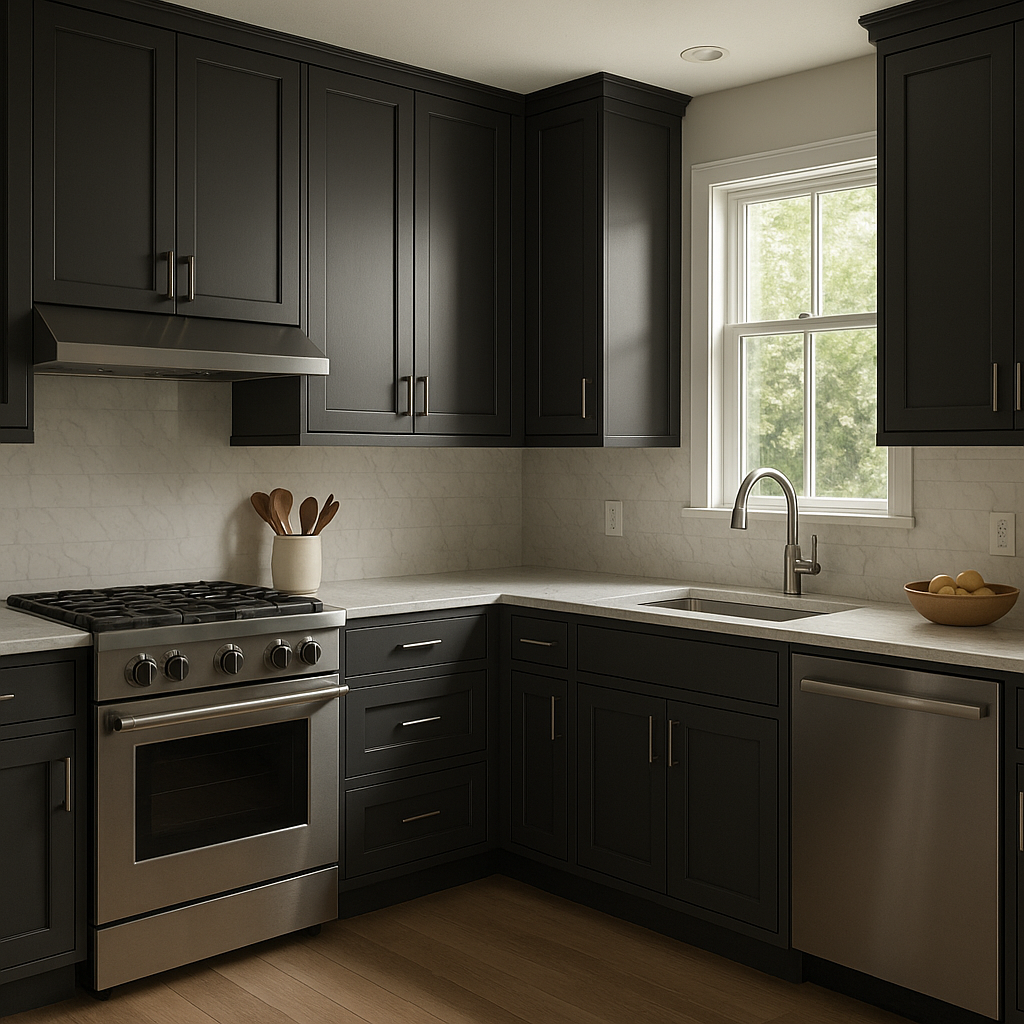 Benjamin Moore Ebony (2118-30): A Sophisticated Deep Charcoal Hue.