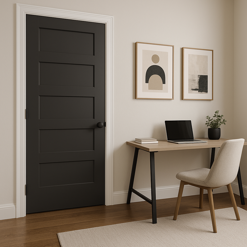 Benjamin Moore Ebony (2118-30): A Sophisticated Deep Charcoal Hue.
