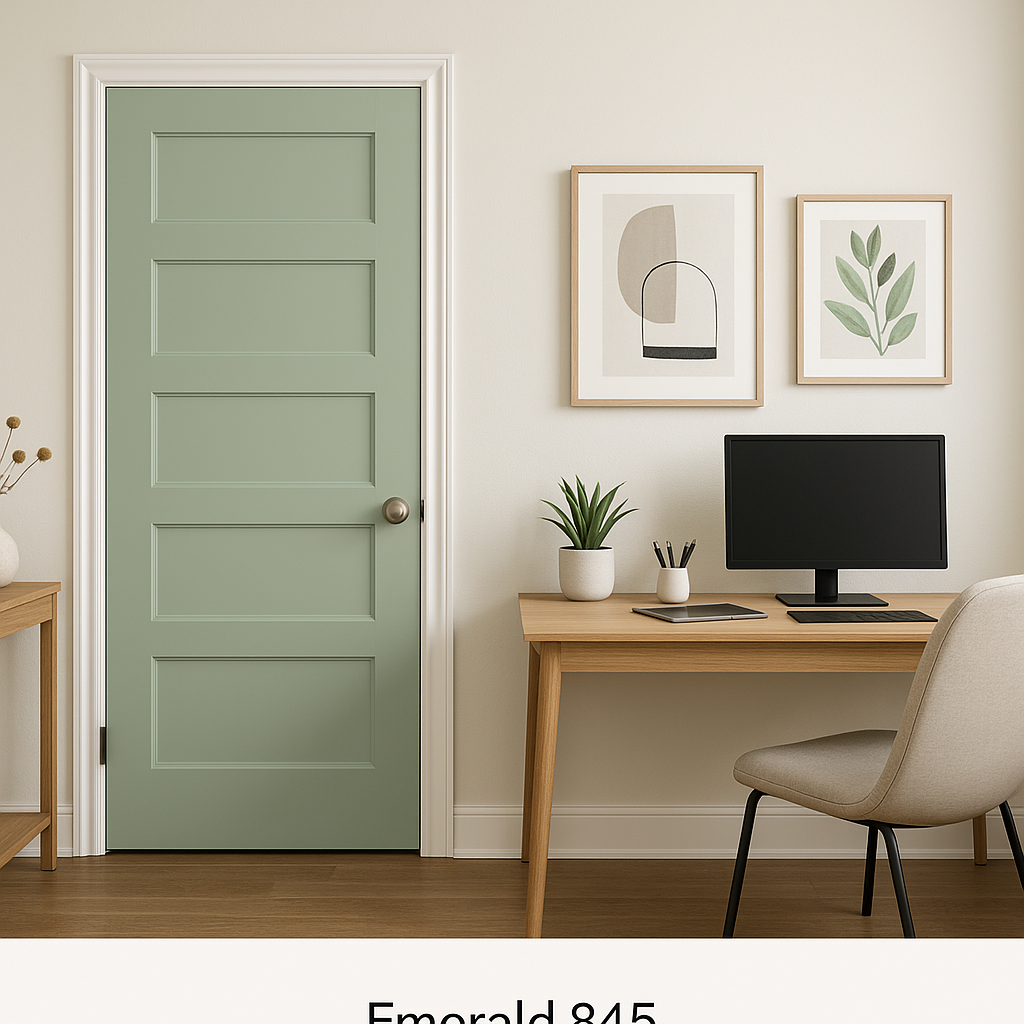 Benjamin Moore Emerald 845: A Sophisticated and Versatile Hue.