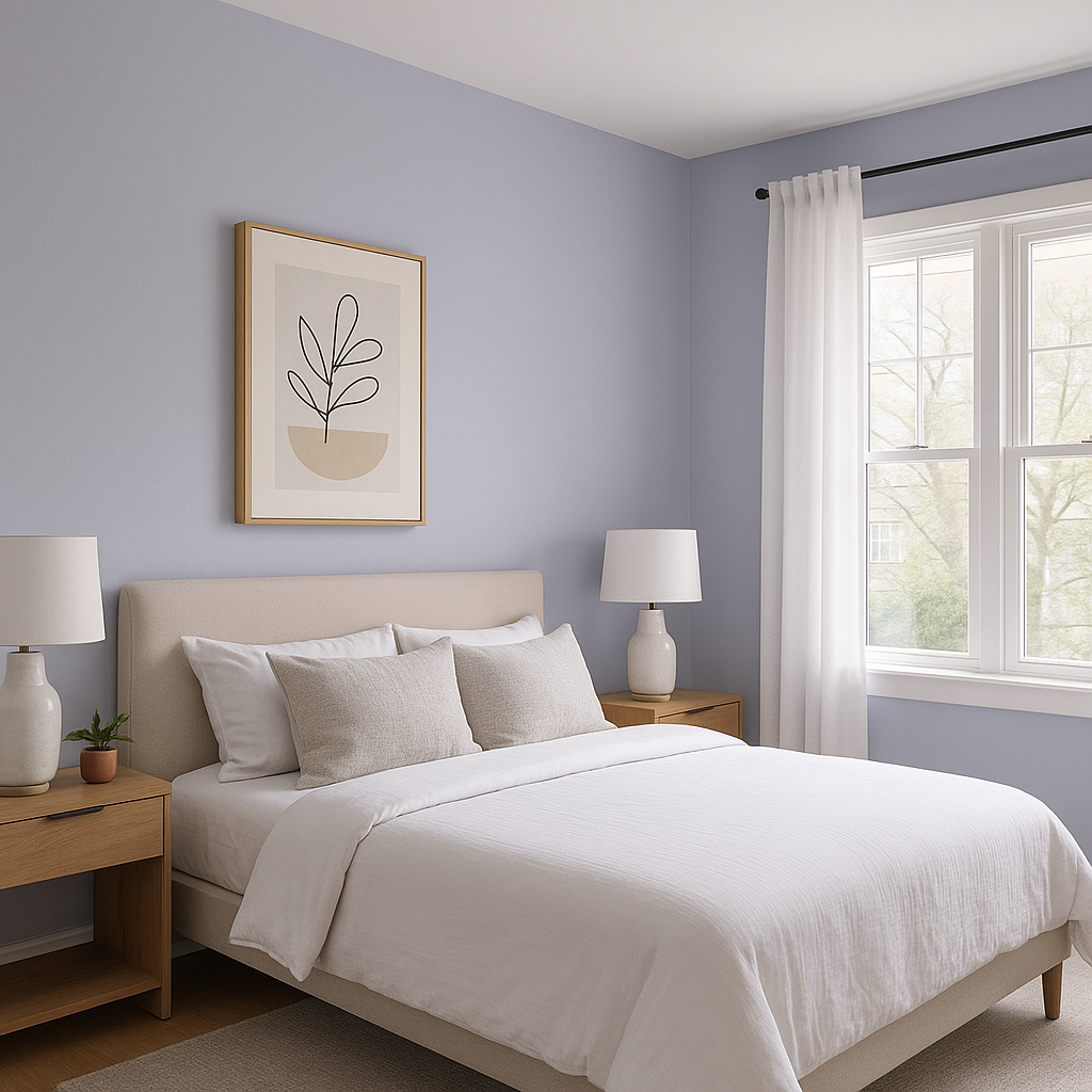 Benjamin Moore Enchanted (2070-50): A Lush and Vibrant Lavender Hue.