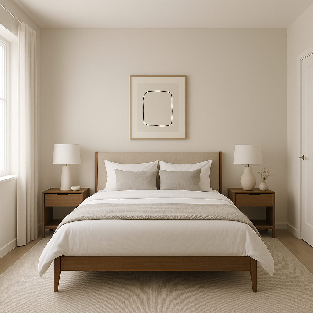 Benjamin Moore Etiquette (AF-50): The Perfect Neutral for Subtle Elegance.