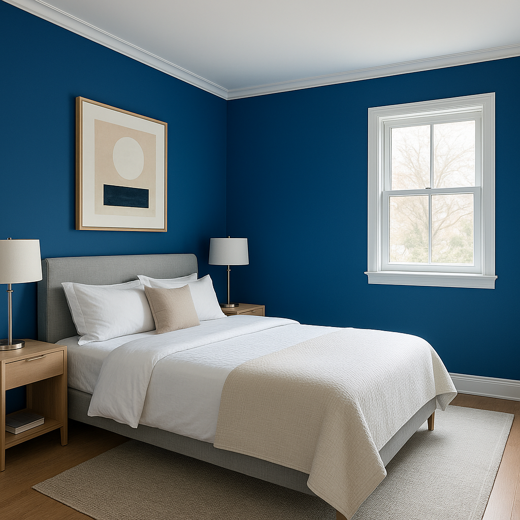 Benjamin Moore Evening (2066-20): A Captivating Deep Blue Hue.