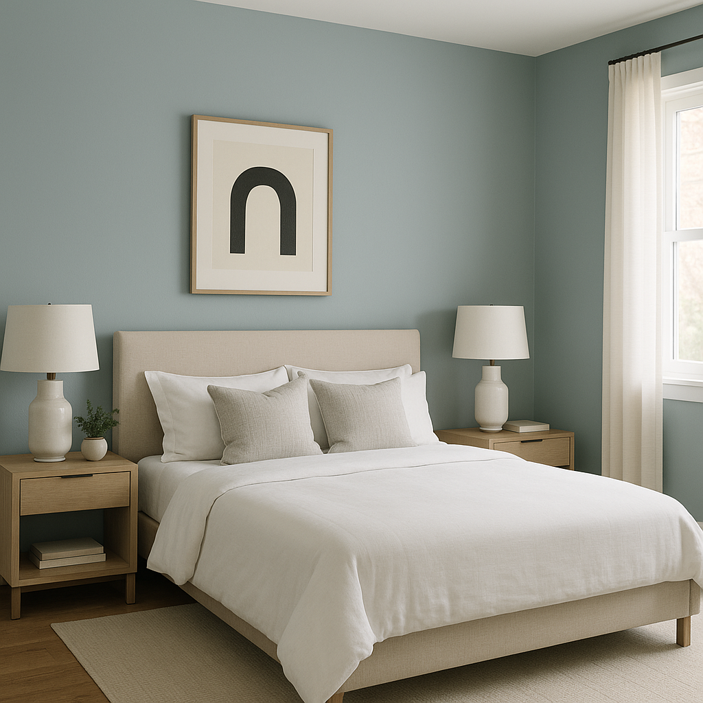 Benjamin Moore Exhale (AF-515): A Serene and Sophisticated Blue-Green.