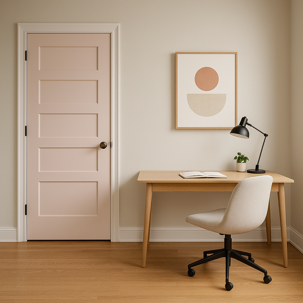 Benjamin Moore Fairest (2092-70): A Soft, Feminine Pink for Timeless Elegance.