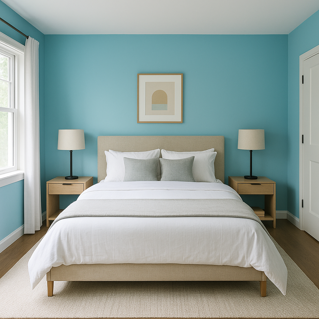 Benjamin Moore Fairy (2055-50): A Whimsical and Versatile Turquoise Hue.