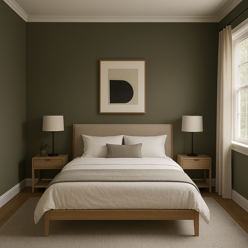 Benjamin Moore Fatigue (2140-10): A Bold and Grounded Hue for Timeless Interiors.