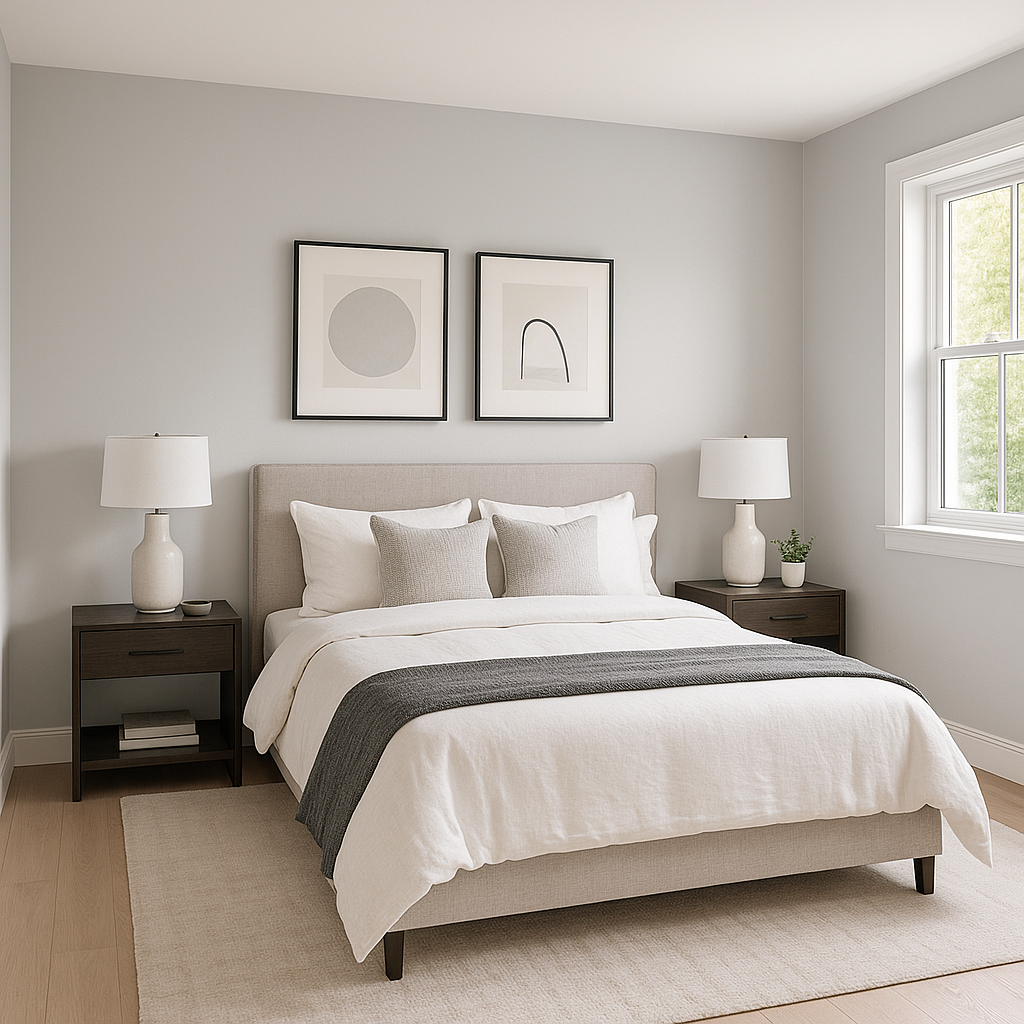 Benjamin Moore Feather 2127-60: A Soft, Sophisticated Neutral.