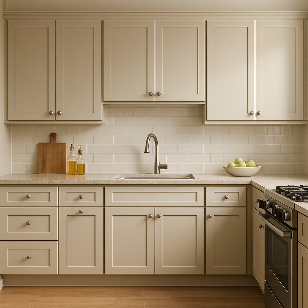 Benjamin Moore Featherstone (1002): A Timeless Neutral with Warm Undertones.
