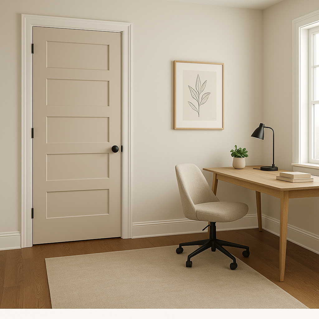 Benjamin Moore Featherstone (1002): A Timeless Neutral with Warm Undertones.