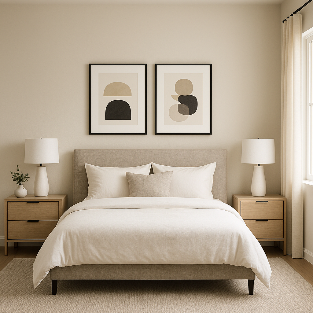 Benjamin Moore Featherstone (1002): A Timeless Neutral with Warm Undertones.