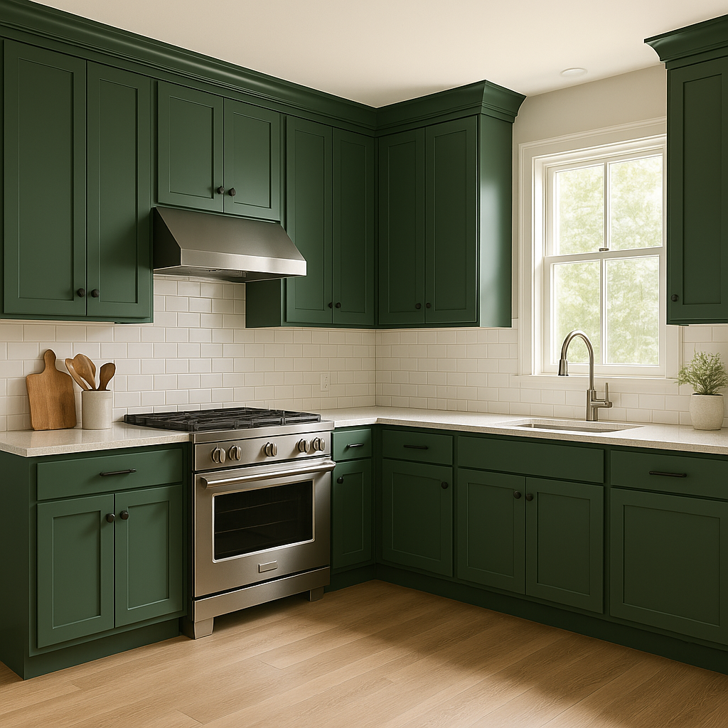 Benjamin Moore Fiddlehead (2041-20): A Rich, Organic Green That Inspires Tranquility.