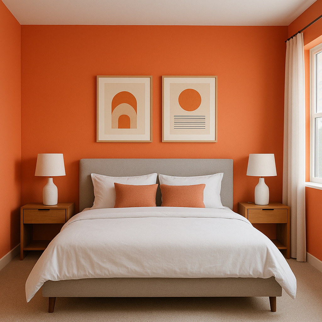Benjamin Moore Fiesta (084): A Bold and Energetic Red.