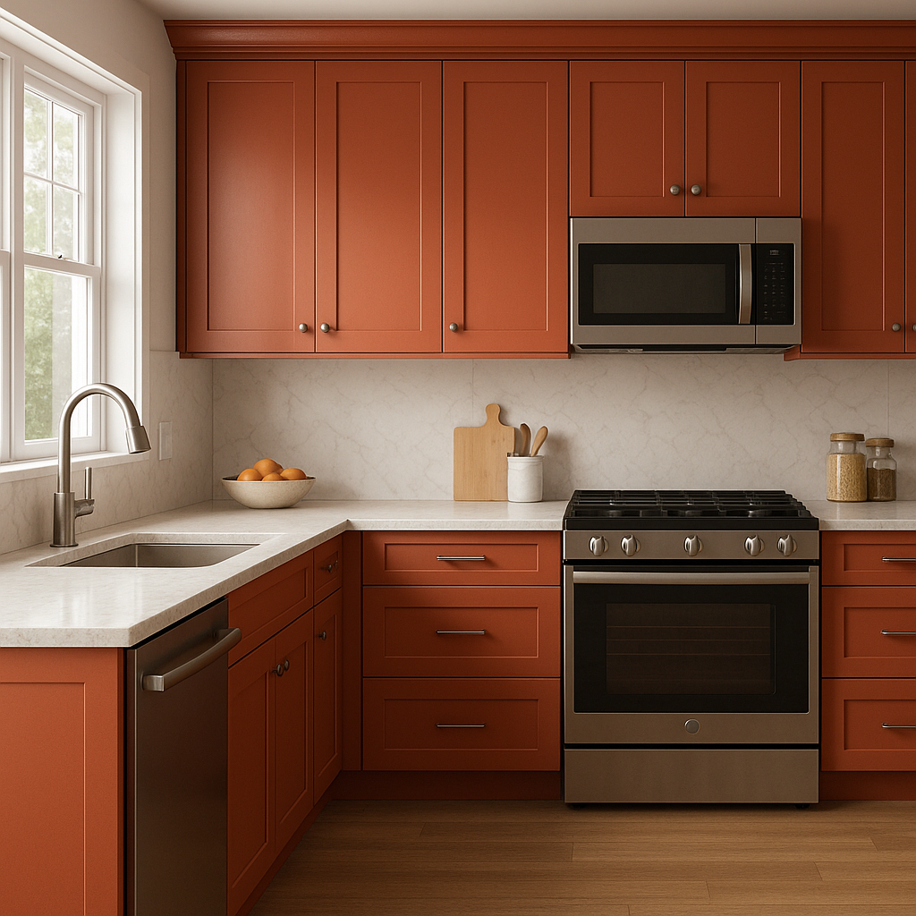 Benjamin Moore Fire (2171-20) – A Bold Statement in Vibrant Red.