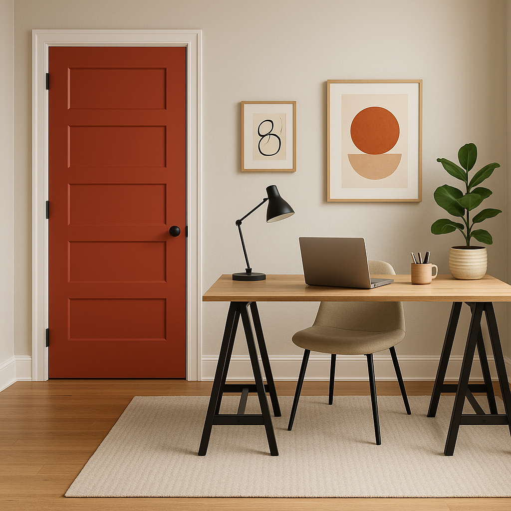 Benjamin Moore Fire (2171-20) – A Bold Statement in Vibrant Red.
