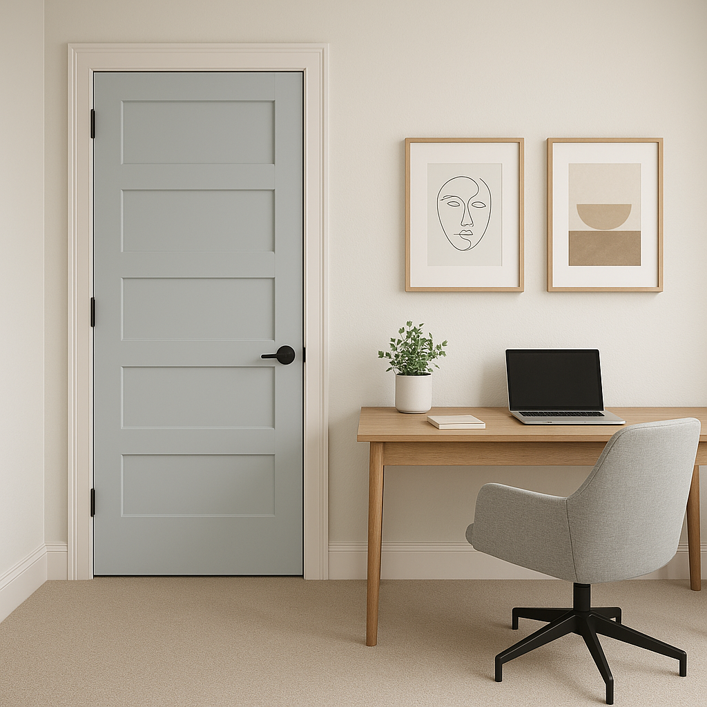 Benjamin Moore First (1618): A Sophisticated Gray with Timeless Appeal.