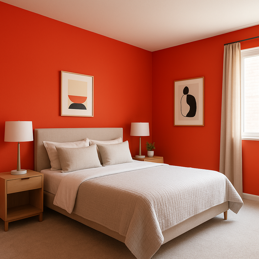 Benjamin Moore Flame (2012-20): A Bold and Energizing Red.