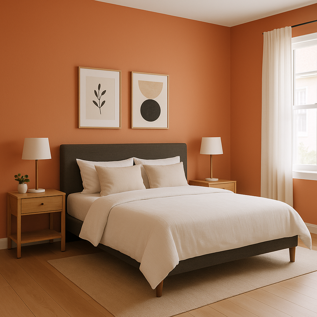 Benjamin Moore Flamingo (075): A Vibrant Burst of Coral Elegance.