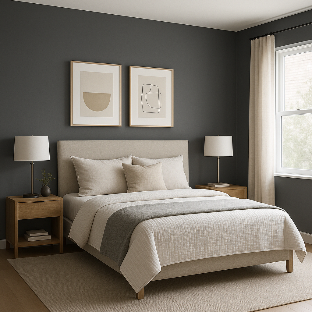 Benjamin Moore Flint (AF-560): A Sophisticated Charcoal Gray.