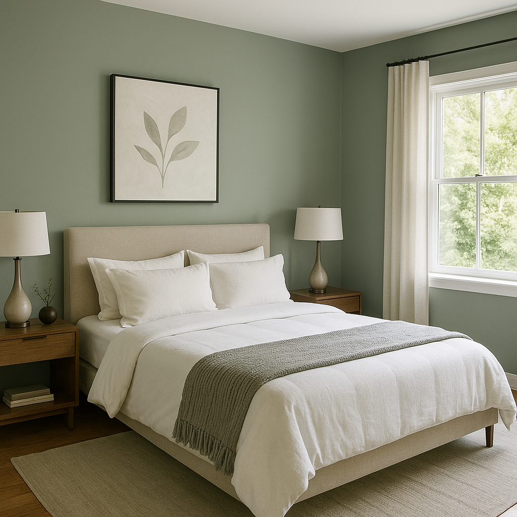 Benjamin Moore Flora (AF-470): A Versatile and Serene Green.