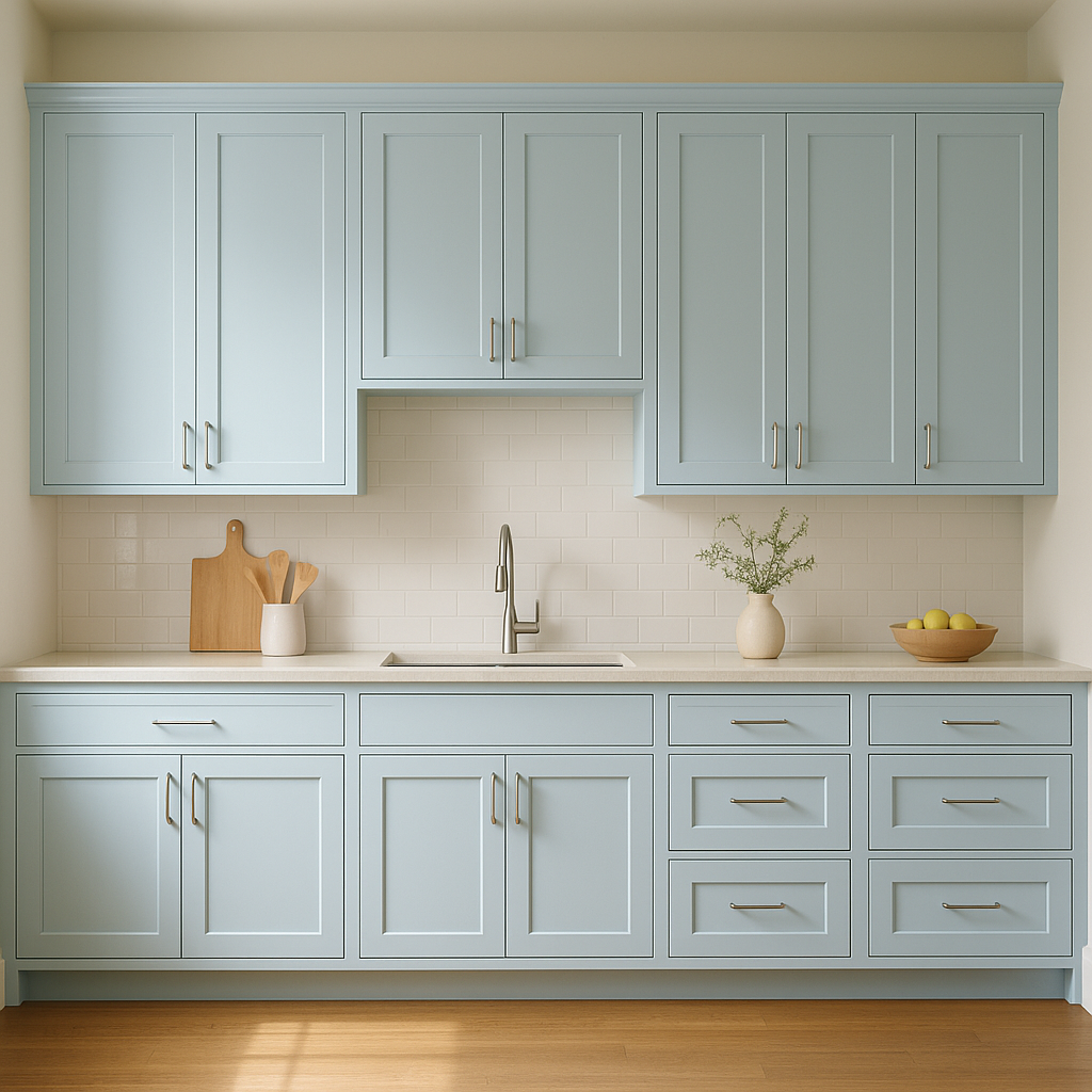 Benjamin Moore Fountain (2059-70): A Serene and Refreshing Blue Hue.