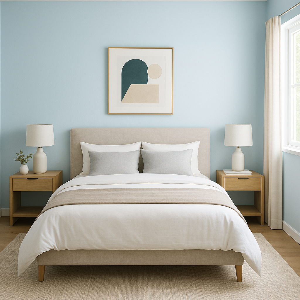 Benjamin Moore Fountain (2059-70): A Serene and Refreshing Blue Hue.