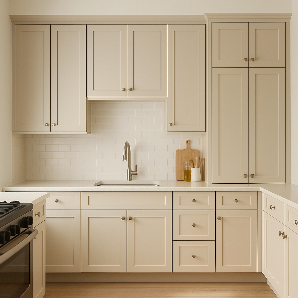 Benjamin Moore Frappe (AF-85): A Sophisticated Neutral for Timeless Spaces.