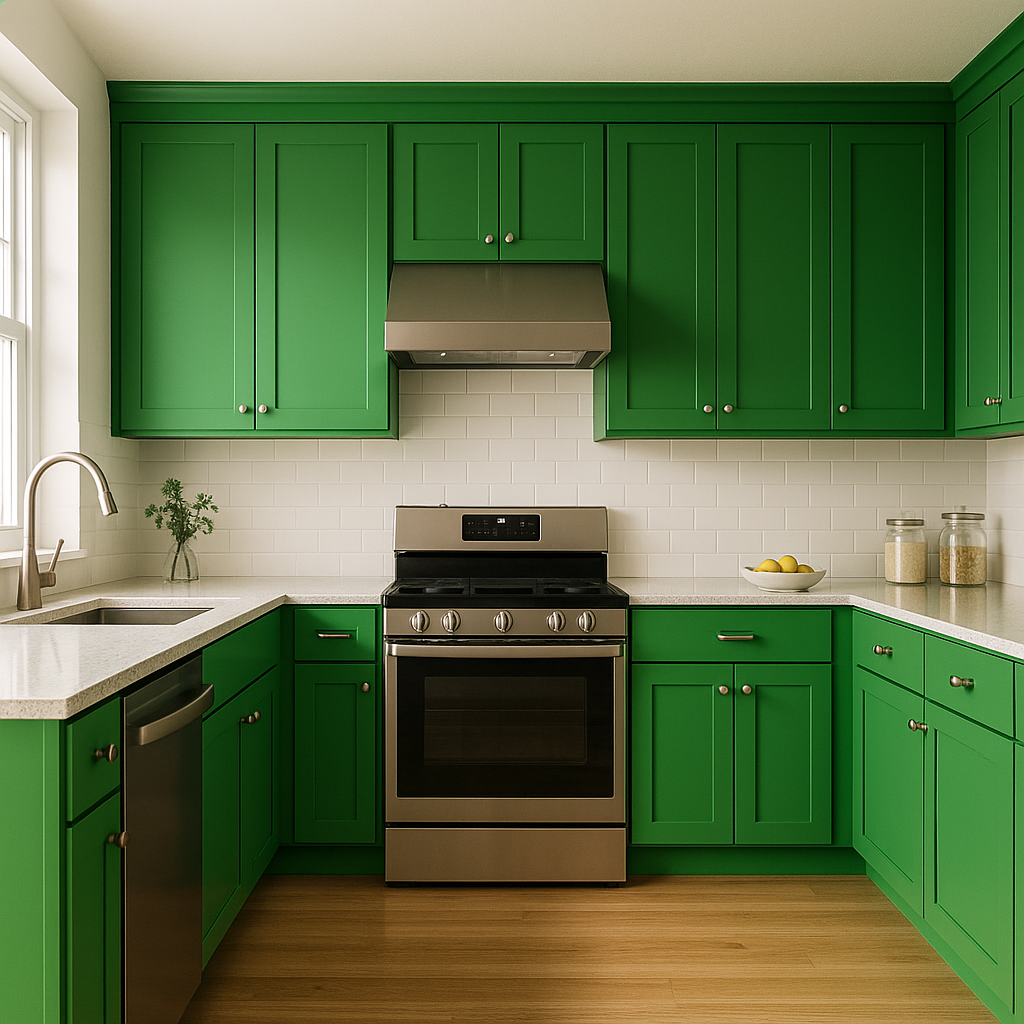 Benjamin Moore Fresh (2033-30): A Vibrant and Energizing Green.