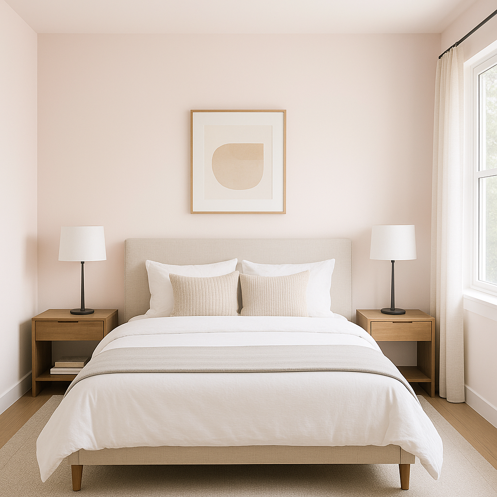Benjamin Moore Frosted (2089-70): A Versatile and Elegant Soft Pink.