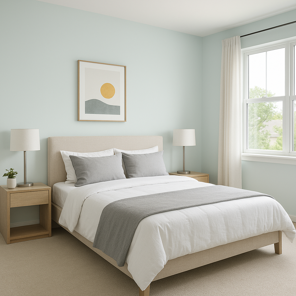 Benjamin Moore Frosty (2043-70): A Serene, Cool Hue for Modern Spaces.