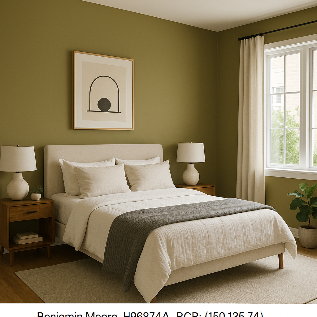 Benjamin Moore G.I. (2149-20): A Bold Green with Timeless Elegance.