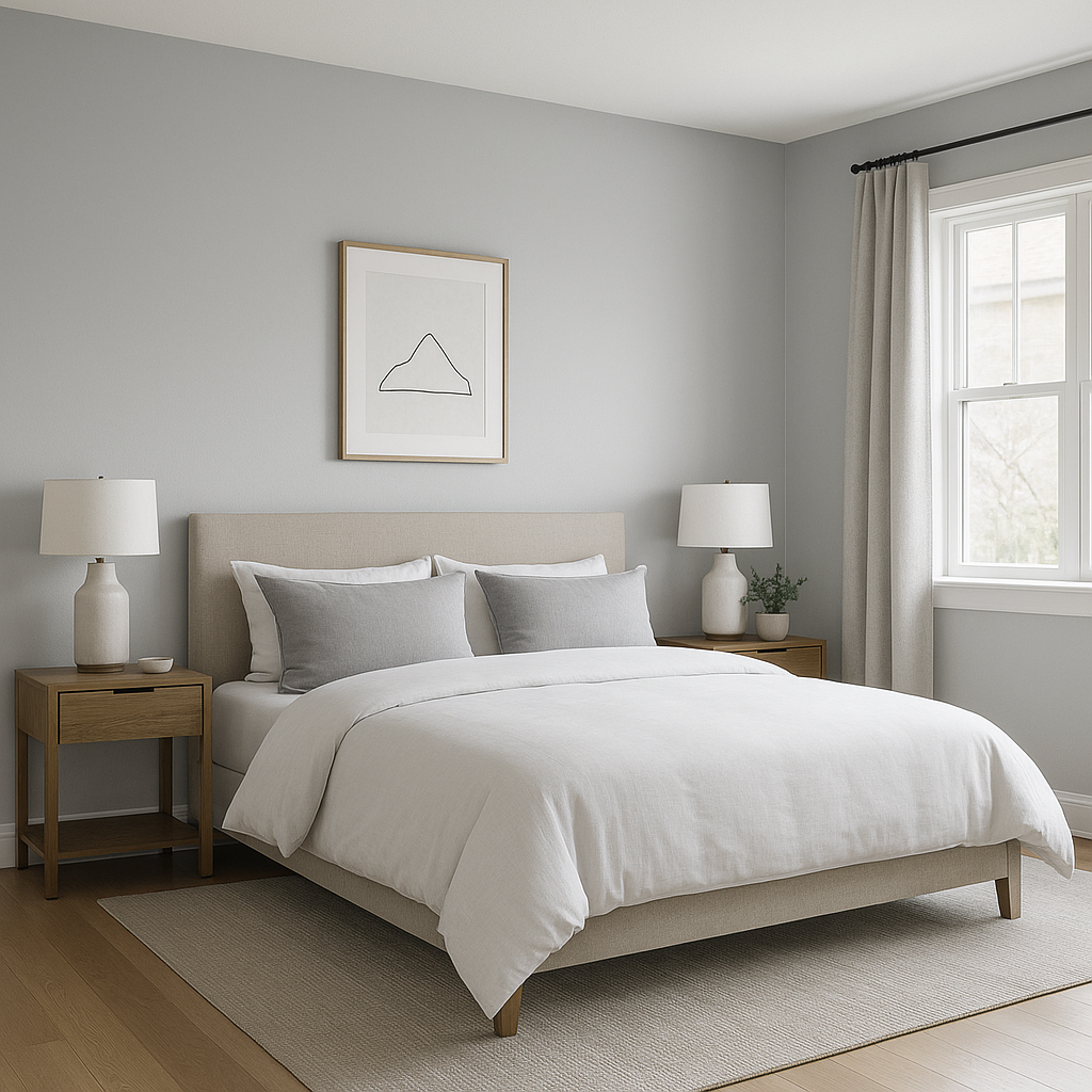 Benjamin Moore Gentle (1626): A Serene and Sophisticated Neutral.