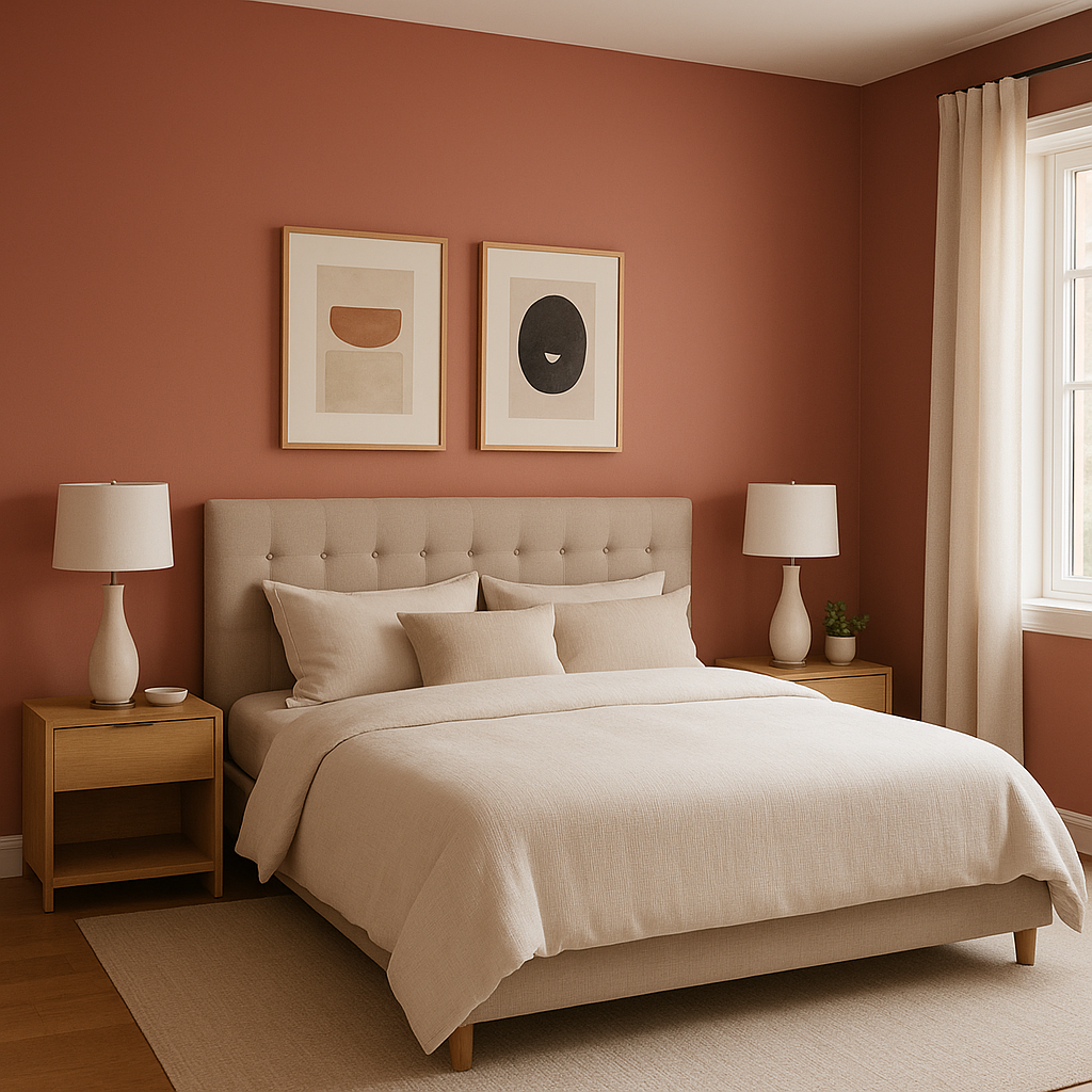 Benjamin Moore Genuine (2005-40): A Vibrant and Friendly Coral Hue.