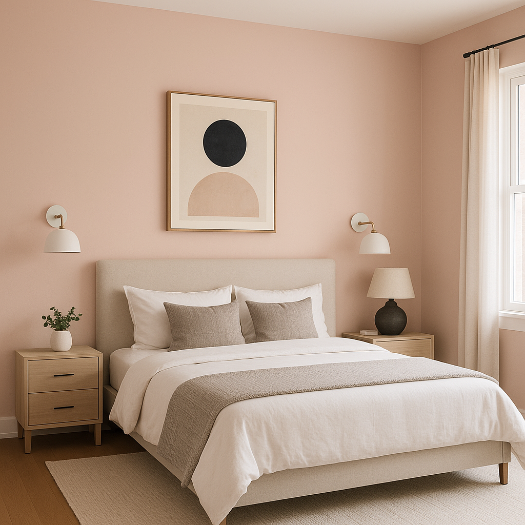 Benjamin Moore Georgia (2092-60) – A Soft, Peachy Hue for Timeless Elegance.