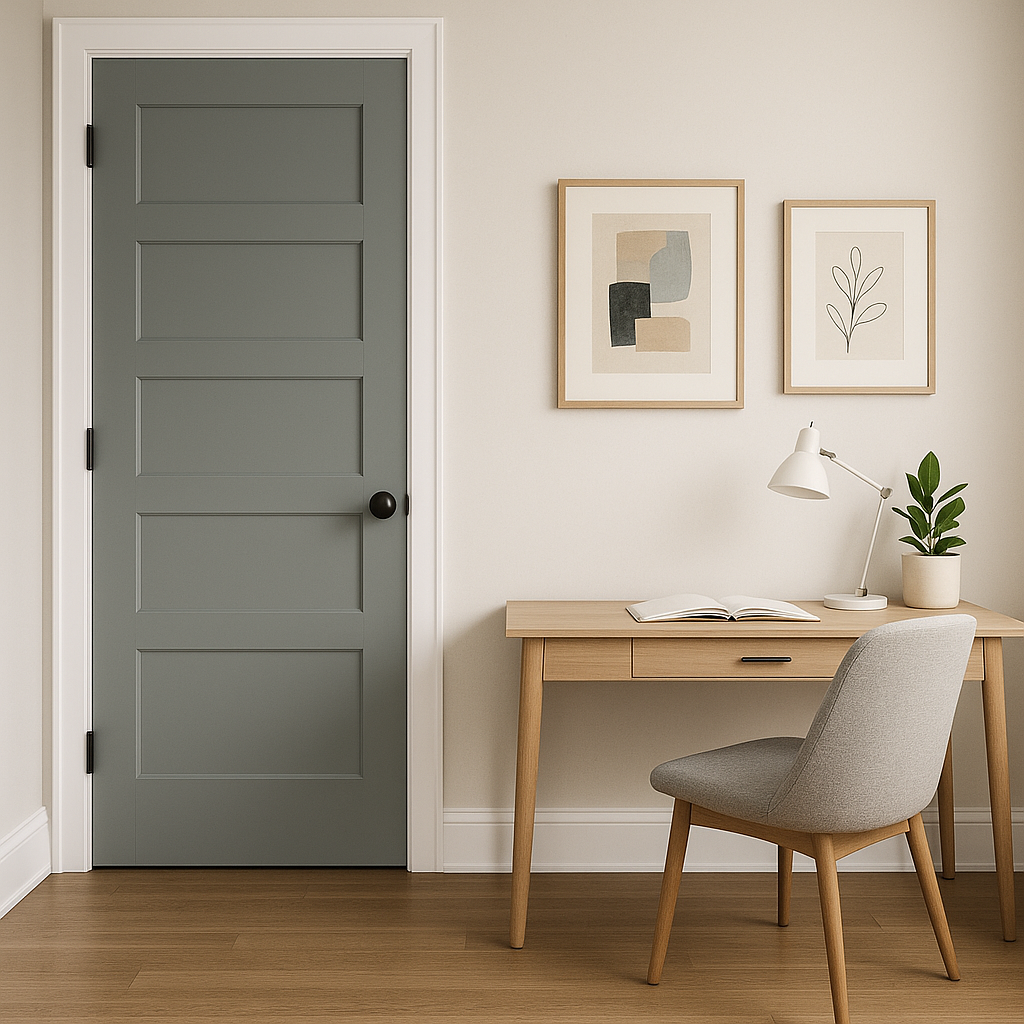Benjamin Moore Gibraltar (1587): A Sophisticated Charcoal Gray for Timeless Interiors.