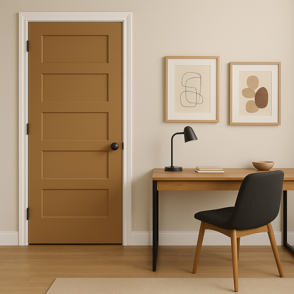 Benjamin Moore Gingerbread (1111) – A Warm, Earthy Neutral for Timeless Interiors.