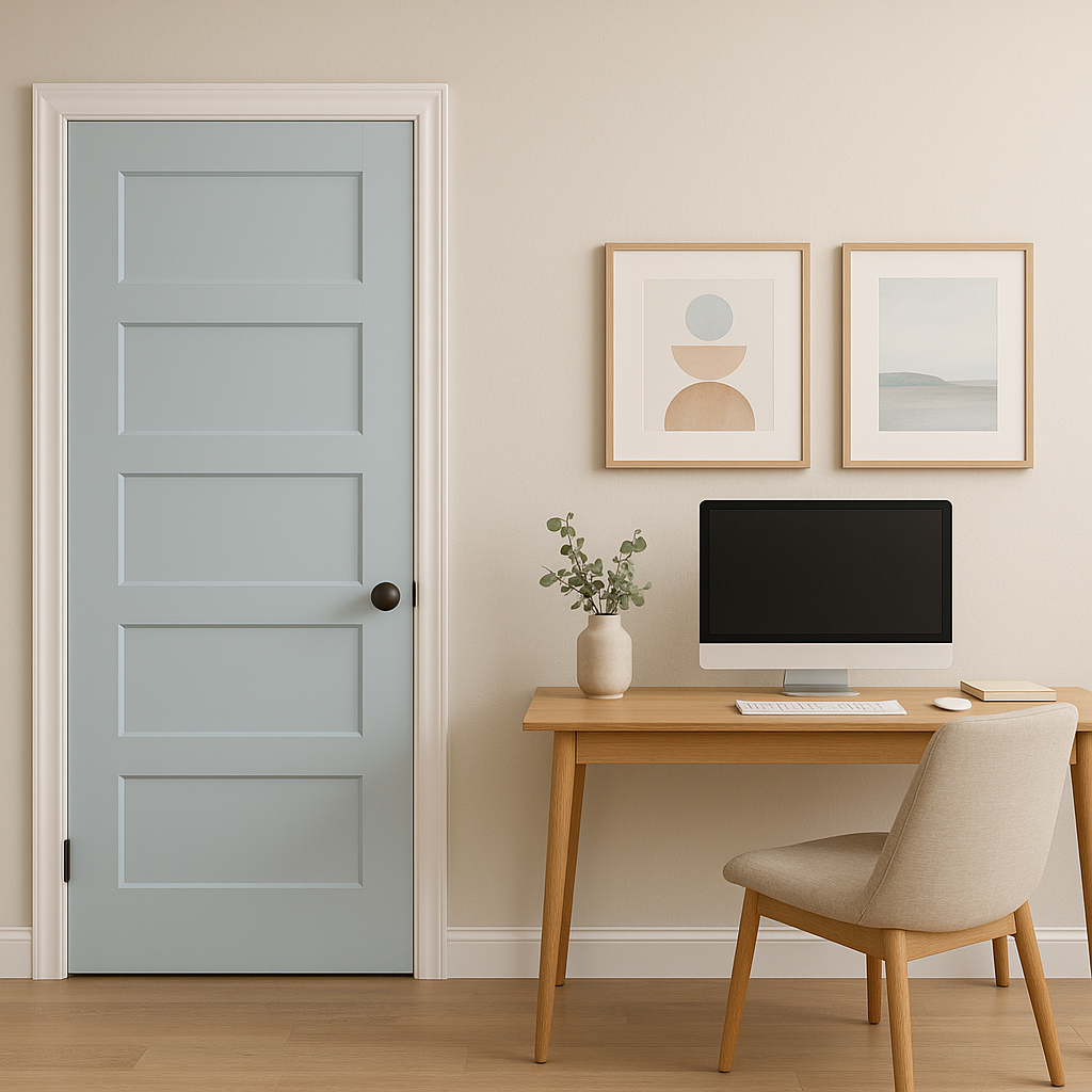 Benjamin Moore Glacier (1653): A Cool and Sophisticated Gray-Blue.