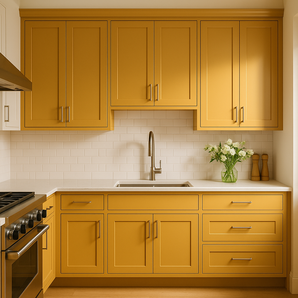 Benjamin Moore Gold (2155-20): A Warm, Radiant Hue for Timeless Elegance.