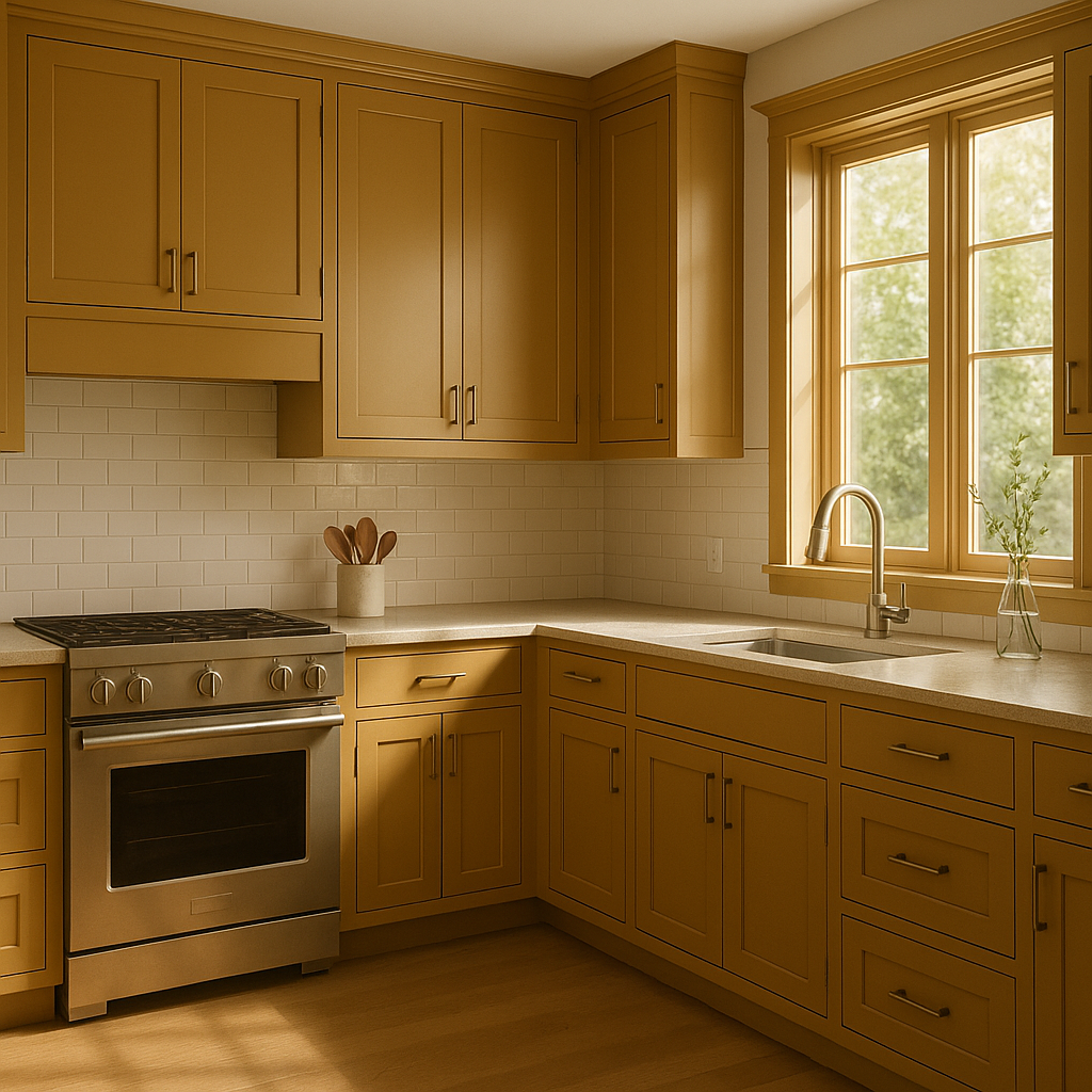 Benjamin Moore Golden (2153-10): A Luminous and Inviting Hue.