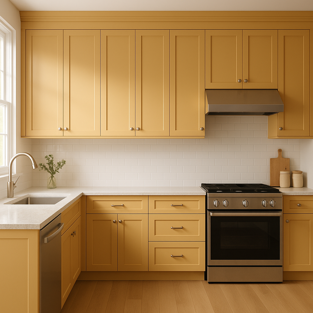 Benjamin Moore Golden (2158-40): A Warm and Inviting Hue for Timeless Interiors.