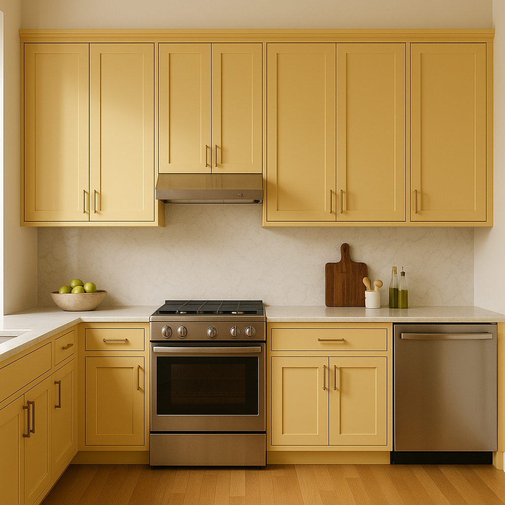 Benjamin Moore Golden (297): A Warm, Radiant Hue for Inviting Spaces.