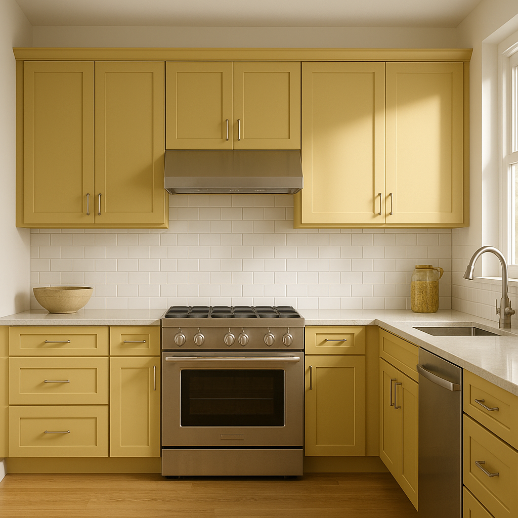 Benjamin Moore Golden CSP-920: A Warm, Sophisticated Hue for Timeless Interiors.