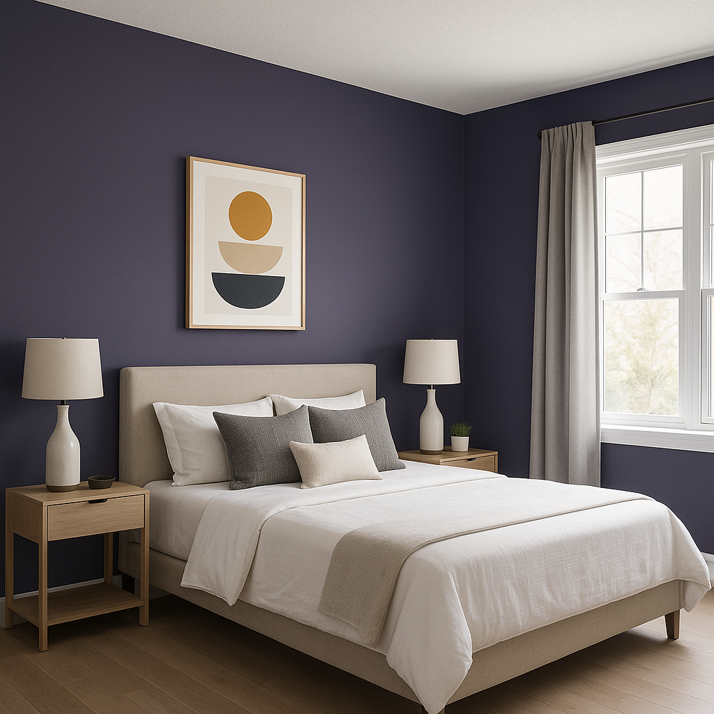 Benjamin Moore Grape (2068-20): A Bold and Sophisticated Purple for Statement Spaces.