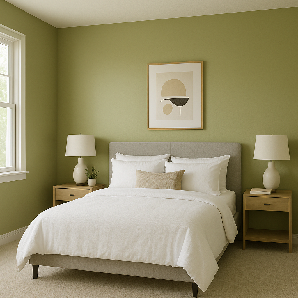 Benjamin Moore Grasshopper AF-415: A Sophisticated Green with Endless Possibilities.