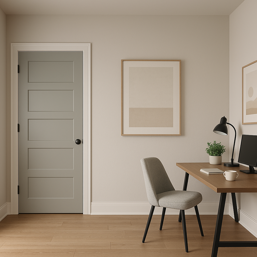 Benjamin Moore Gray (1570): A Timeless Neutral for Any Space.