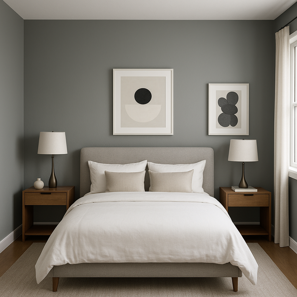 Benjamin Moore Gray (1588): A Timeless Neutral with Versatile Elegance.