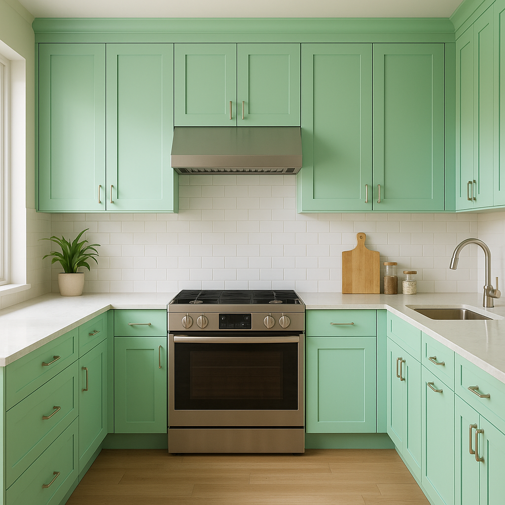 Benjamin Moore Greenwood (2037-50): A Vibrant and Energizing Green.