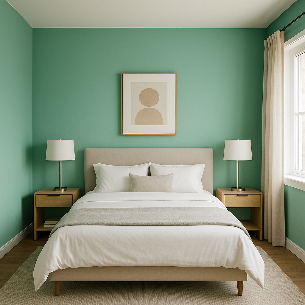 Benjamin Moore Greenwood (2037-50): A Vibrant and Energizing Green.