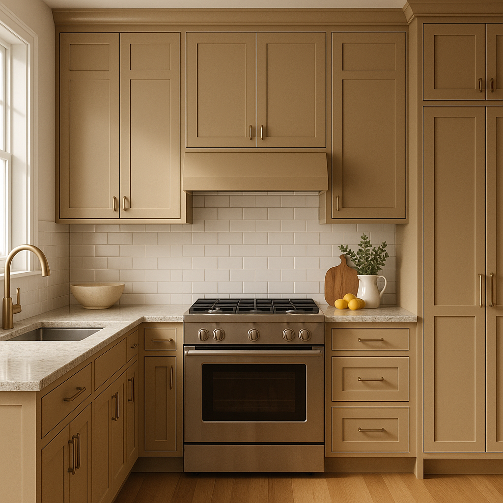 Benjamin Moore Guesthouse (1117): An Inviting Neutral for Timeless Spaces.