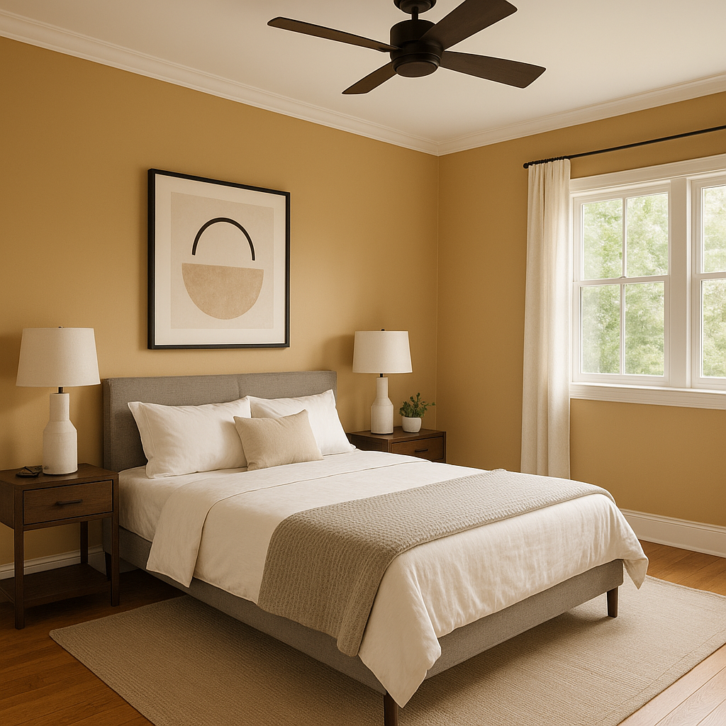Benjamin Moore Guesthouse (1117): An Inviting Neutral for Timeless Spaces.